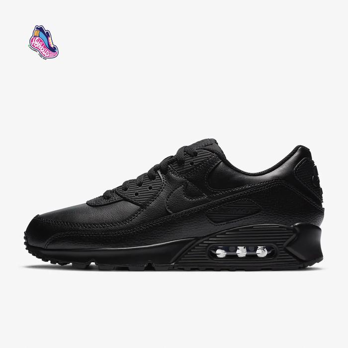NIKE AIR MAX 90 LTR TRIPLE BLACK FULLBLACK ORIGINAL