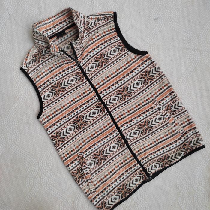vest / rompi fleece navajo first down warna cakep