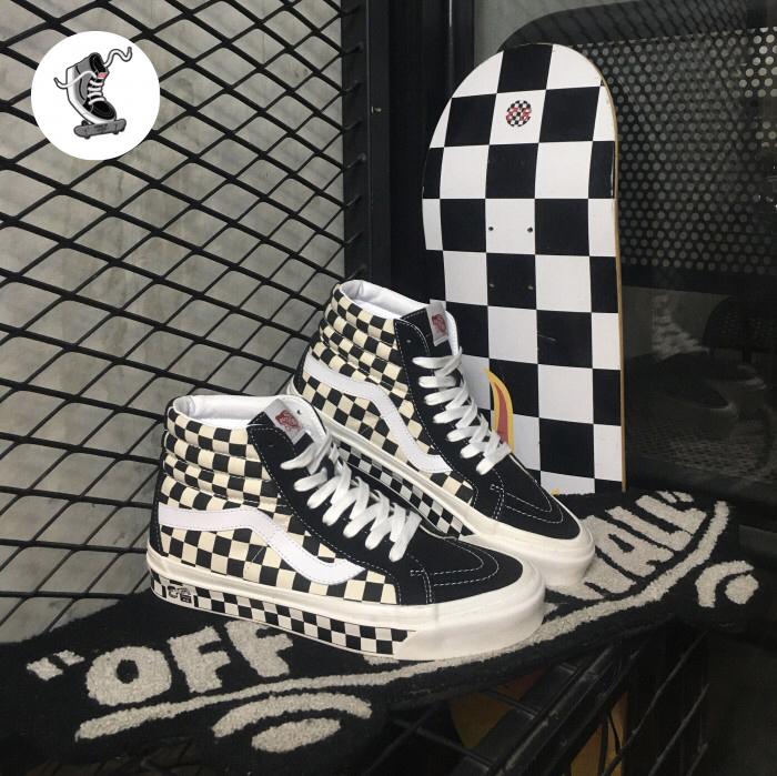 Vans Sk8-Hi 38 DX (Anaheim Factory) OG Black / Checkerboard Original