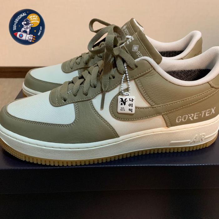 Nike Air Force 1 Low x Gore-Tex Hangul Day "Sail/Khaki" Original BNIB