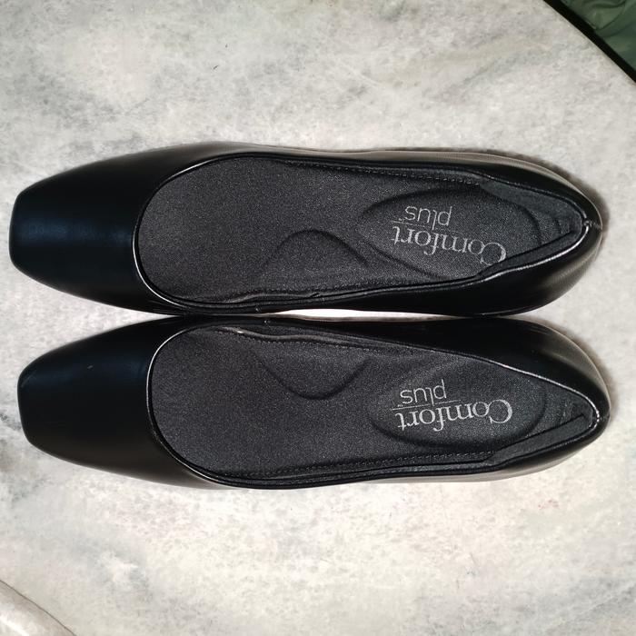 Preloved Pantofel Wanita Sepatu Kerja Hitam Comfort Plus