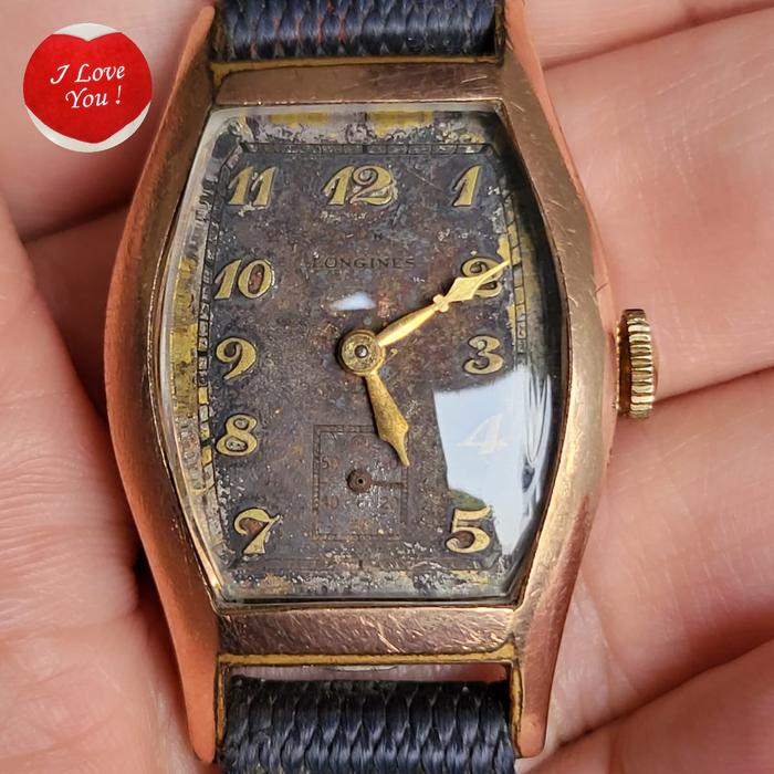 Jam tangan Longines sub second vintage / fashion pria /