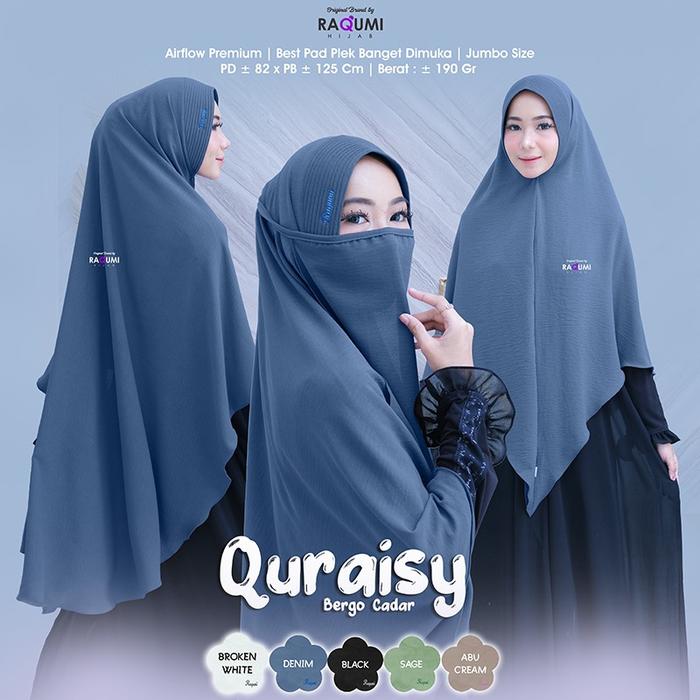 HIJAB CADAR QURAISY BY RAQUMI