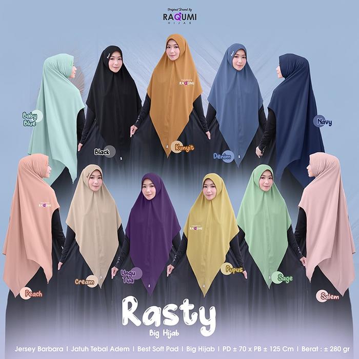 HIJAB JUMBO RASTY BY RAQUMI