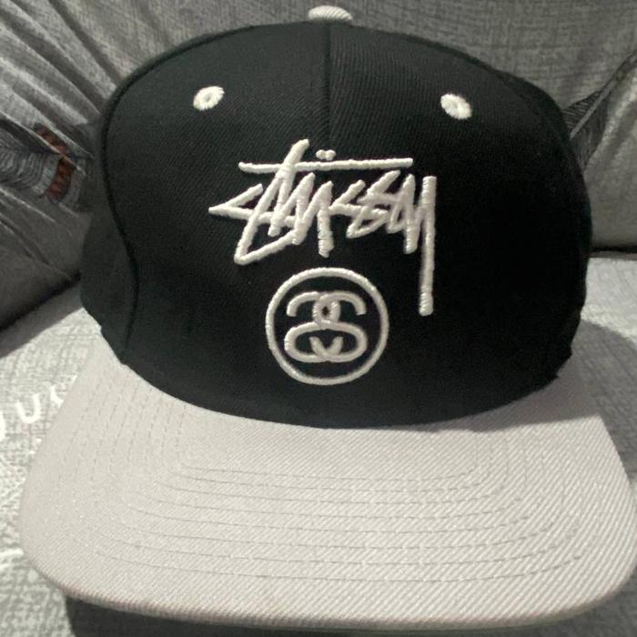 vintage stussy cap topi stussy visor hijau