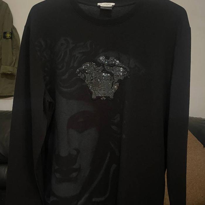 Crewneck versace black on black second