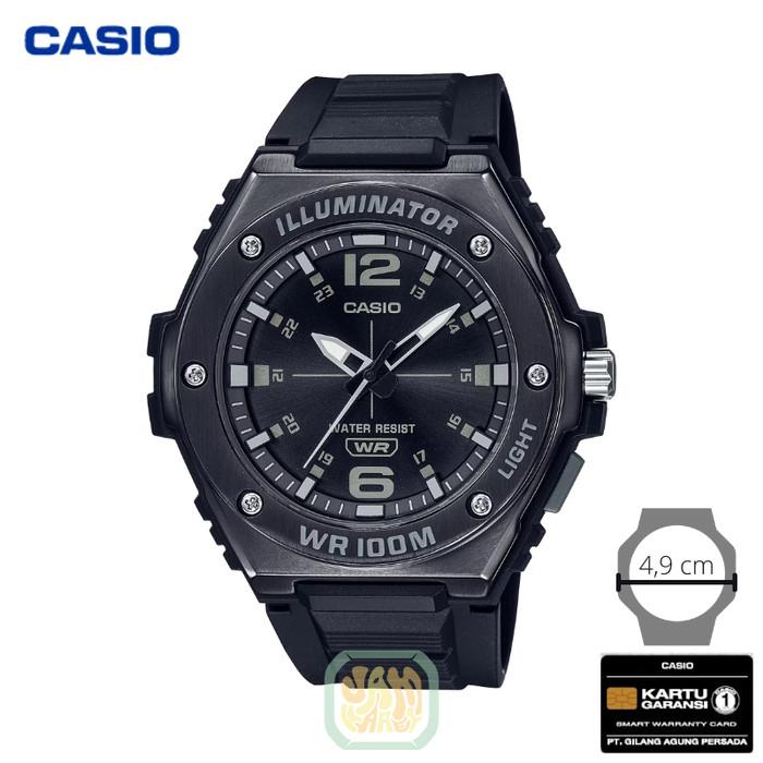 JAM TANGAN PRIA CASIO MWA-100HB-1AV ORIGINAL - MWA100HB 1A HITAM