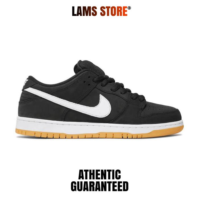 SB dunk low pro black gum