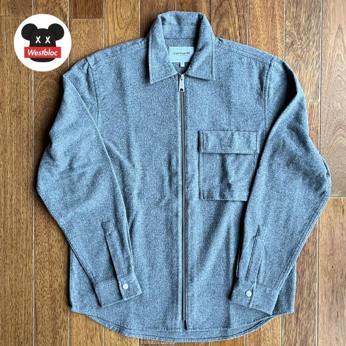 Carhartt Long Sleeve Oscar Wool Shirt Jacket - Dickies Vintage Visvim