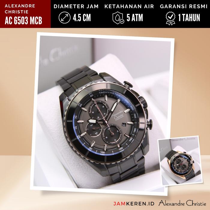 Jam Tangan Pria Alexandre Christie 6503 AC6503 AC 6503 MC Original