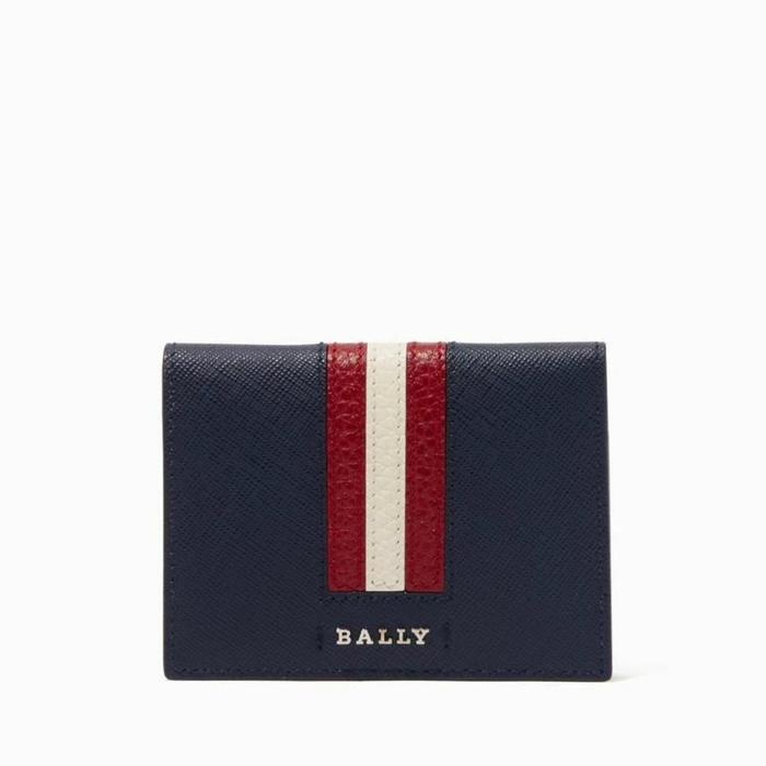 Dompet Bally salder navy (card wallet)
