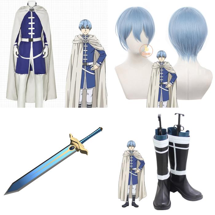 Himmel frieren wig costume shoes weapon cosplay