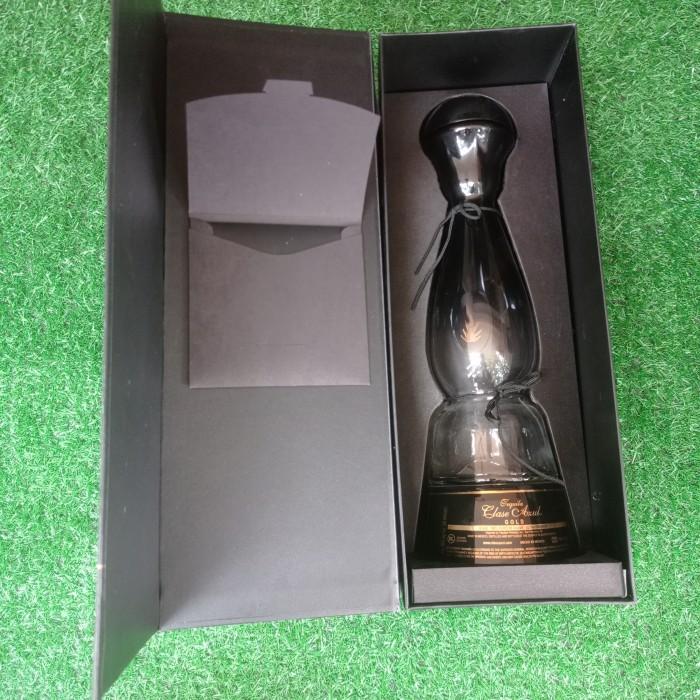 pesanan 4 botol bekas AZUL GOLD mewah, isi kosong lengkap