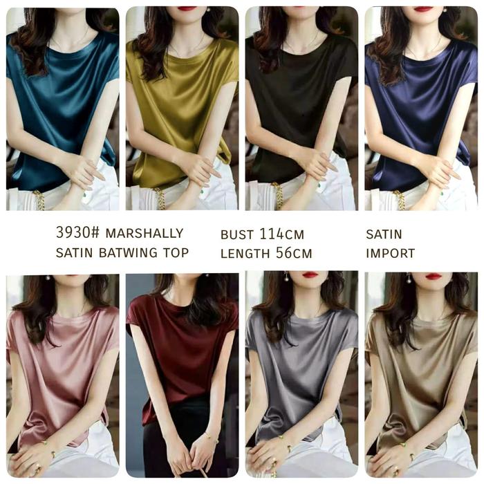 M6 Top CUCU BLOUSE BATWING tosca