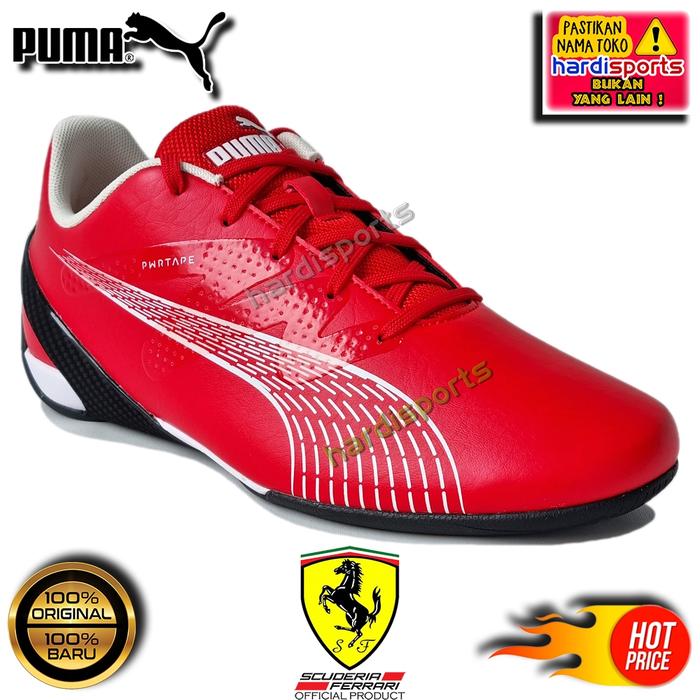Sepatu Sneaker Pria Puma Ferrari Carbon Cat 307546-02 ORIGINAL