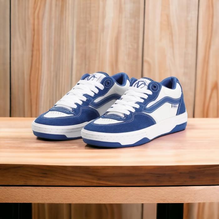 Sepatu Vans Rowan Zorilla 2 Skateboarding Blue White Original 100%
