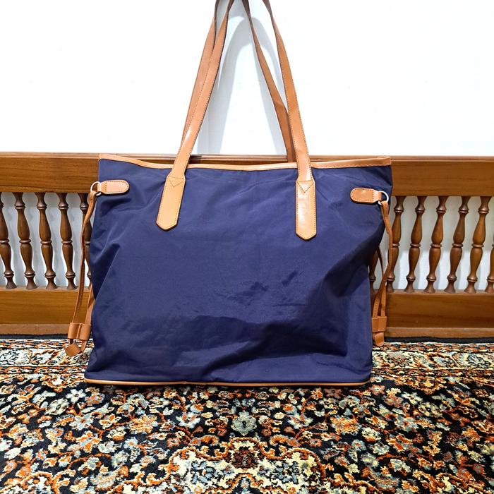 tas tote bag nylon mix kulit