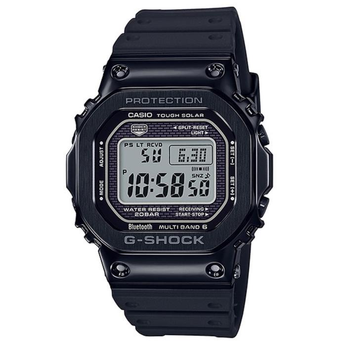 CASIO G-SHOCK GMW-B5000G-1DR / GMW-B500G-1 / GMW-B5000G / GMW-B5000G-1D TOUGH SOLAR BLACK RUBBER ORI