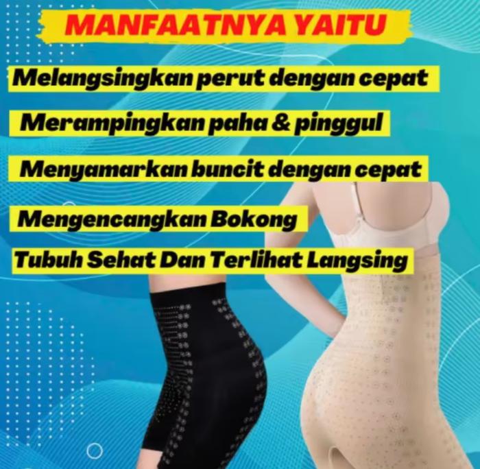 ORI Celana Korset Pelangsing Pengecil Perut Paha Pembakar Lemak Korset