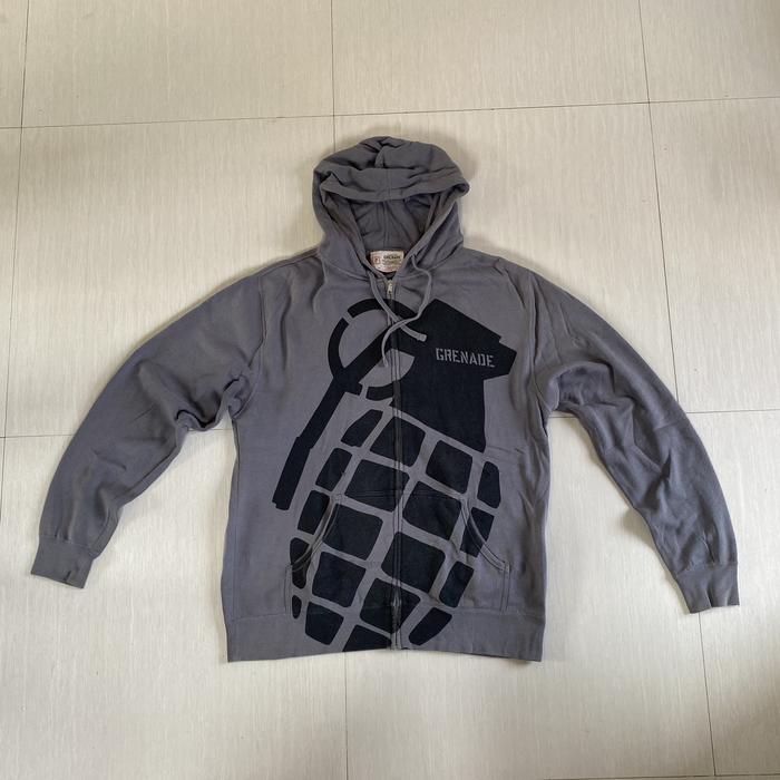 Original second sweater grenade skate n snow brand hoodie