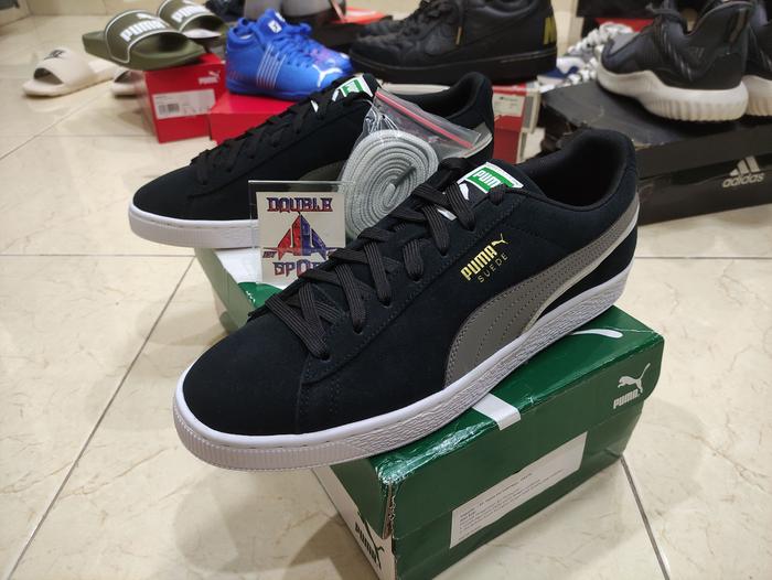Sepatu casual sneakers skate Puma Suede Triplex Black Original BNIB