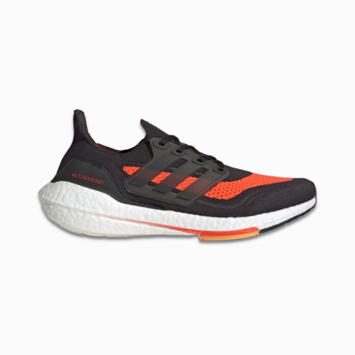 Adidas Ultraboost 21 Black Solar Red (Original 100%)