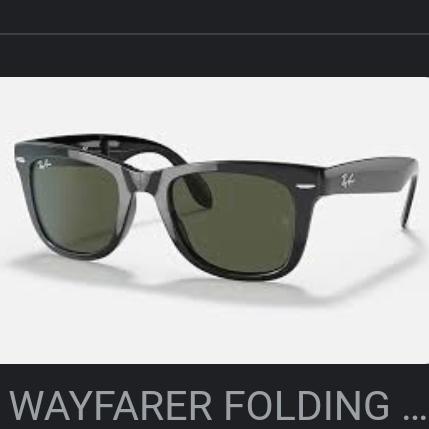 Ray Ban Wayfarer Folding Classic Authentic + Original Receipt