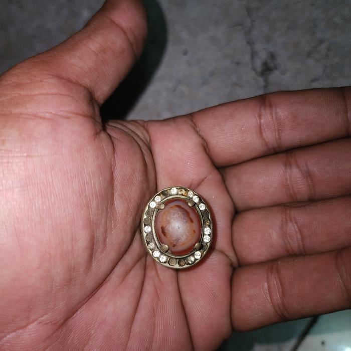batu cincin mustika ikan arwana langka banget super duper langka