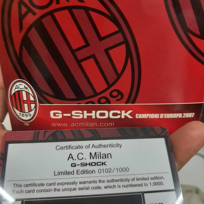 Jam tangan casio G-SHOCK dw 6900fs ac milan