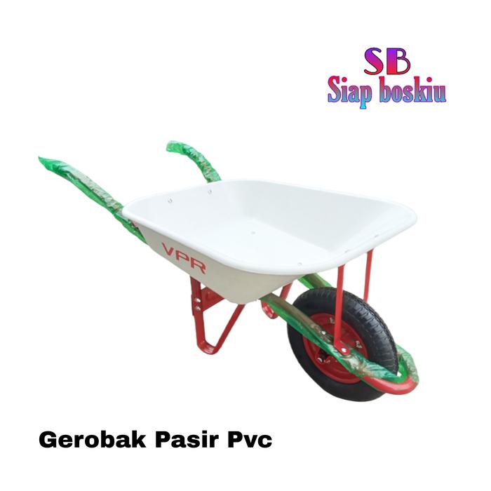 Gerobak Pasir PVC / Gerobak Sorong PVC / Angkong Bak Fiber