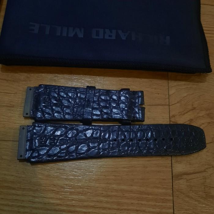 Alligator Strap Richard Mille RM010 Black 10S/04 Original Parts 100%