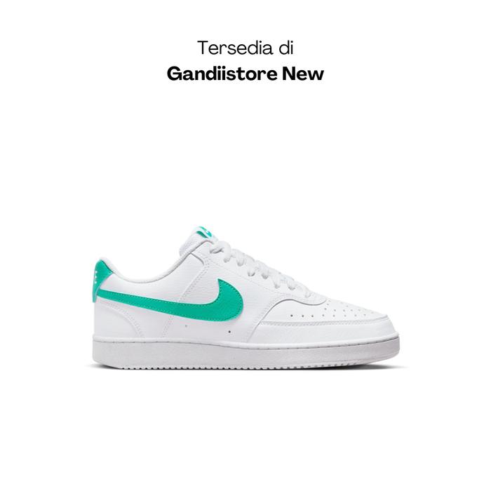 Sepatu Sneakers Pria Nike Court Vision Lo NN DA5380 118 White Jade Men