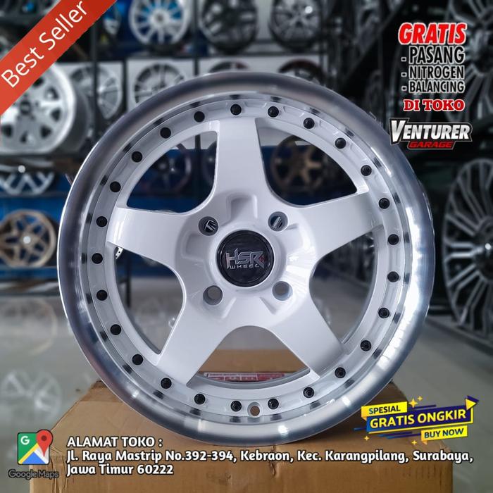 velg mobil wuling alves evalia ring 15 hsr bob r15 velg racing ring15