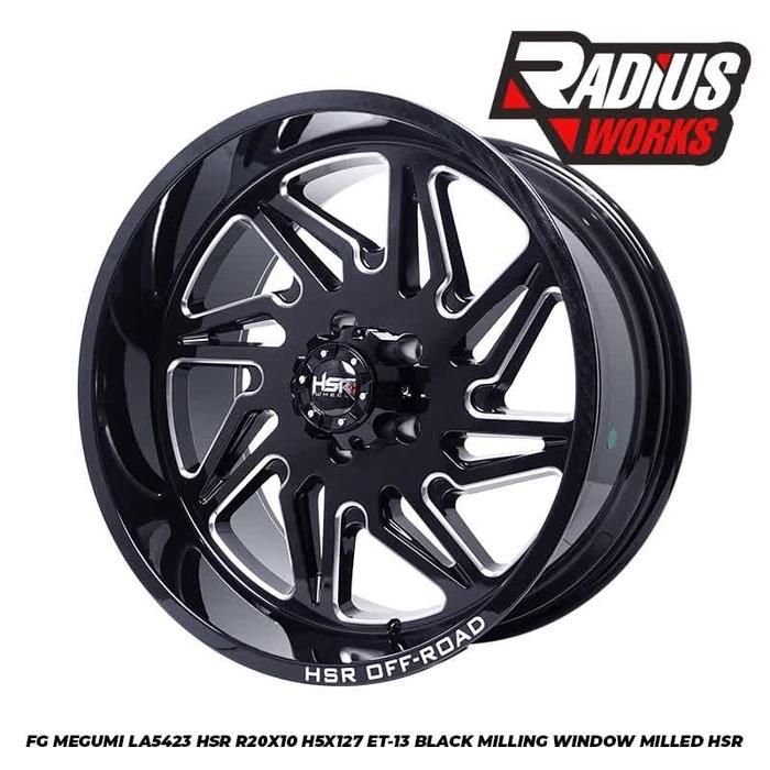 Velg mobil Rubicon Jeep FG MEGUMI HSR R20X10 H5X127 ET-13
