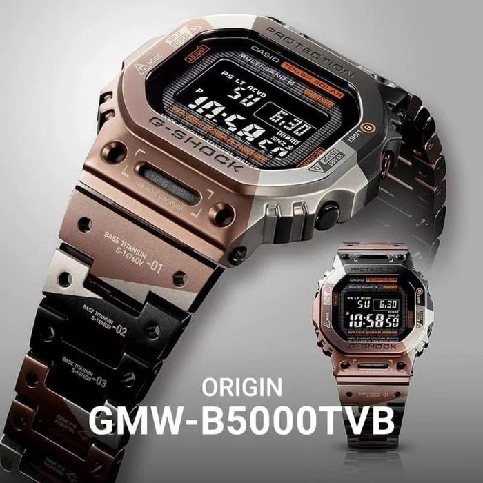 Gshock GMW-B5000TVB-1DR / GMWB5000TVB GMWB5000 Titanium Virtual Armor