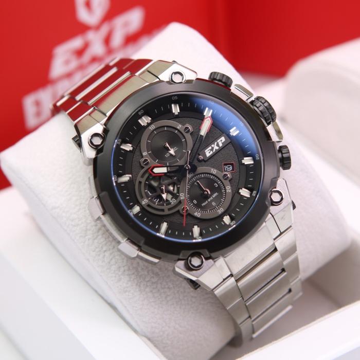 JAM TANGAN PRIA EXPEDITION EXP 6841 / E6841 ORIGINAL - SILVER BLACK