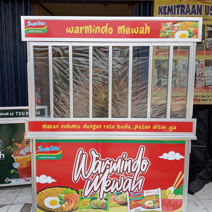 Booth Portable Lipat Dagang Warmindo Indomie