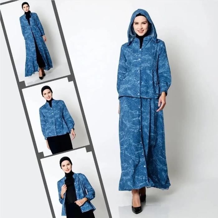 Gamis ZONA by Mozya Outer Modern Multifungsi Fullset (Gamis/Outer)
