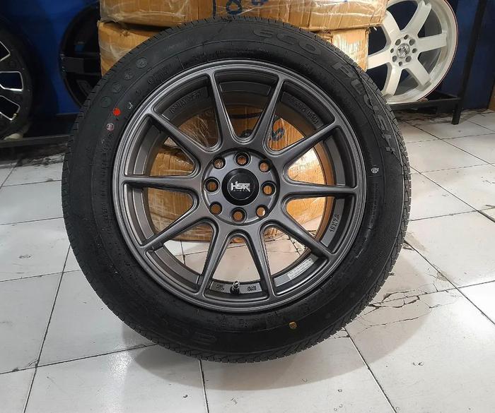 GRATIS ONGKIR!! VELG DAN BAN MOBIL R15 RACING MURAH PELEK CELONG HSR