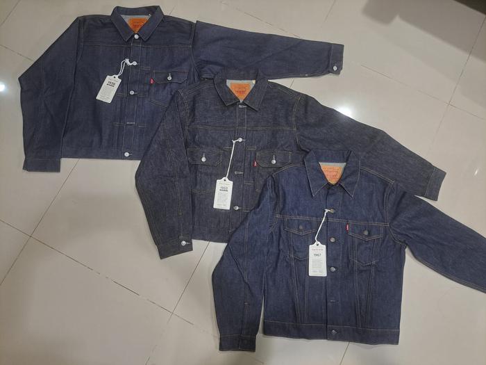 1936 Type I, 1953 Type II, 1967 Type III  -Levis Vintage Clothing-