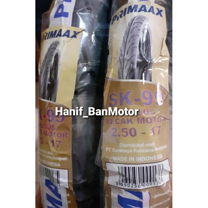 85 BAN MURAH RING 17 PABRIKAN SNI // BAN LUAR PRIMAAX SK99 UK 250 &
