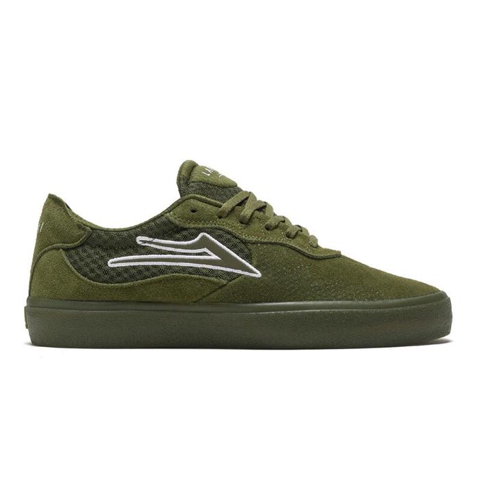 LAKAI SHOES ESSEX - CHIVE SUEDE ORIGINAL 100%