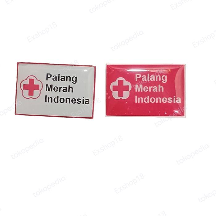 Pin Bros PMI Persegi Panjang Resin - Pin Aksesoris PMI