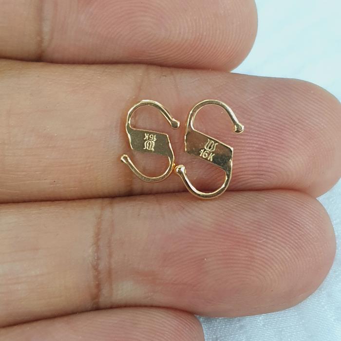 pengait kalung kokot S emas 70 % 700