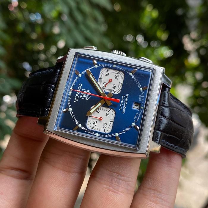 Tag Heuer Monaco Chronograph Blue Dial CW2113-0 Automatic 38mm