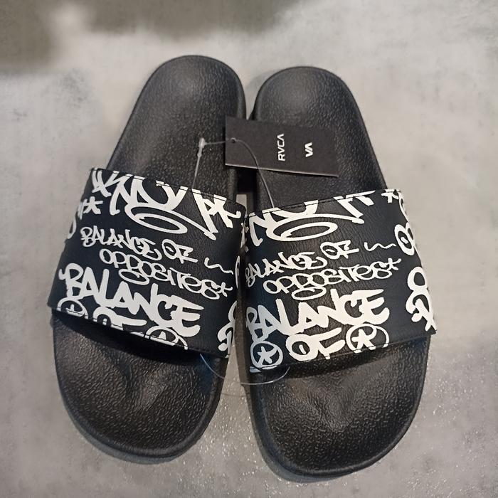 SANDAL SLIDE PRIA RVCA ORIGINAL RVCA SPORT SLIDE BLKW