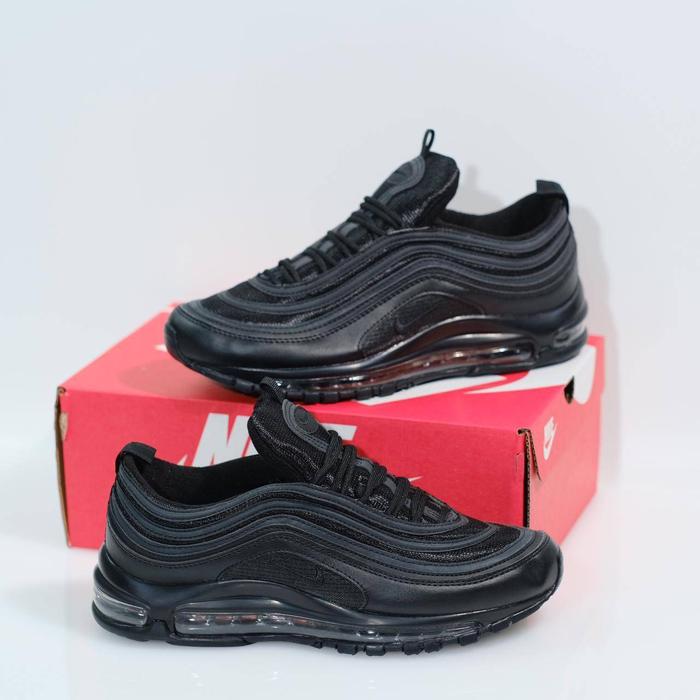 SEPATU NIKE AIRMAX 97 ALL BLACK ORIGINAL VIETNAM BNIB