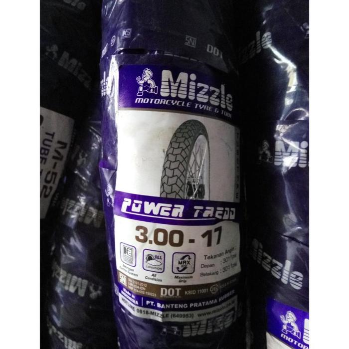 Ban Luar Mizzle 300-17 Kotak - Ban Luar Mizzle 300-17 Tahu - Ban Luar