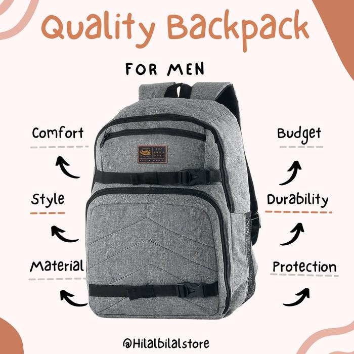Tas Ransel Laptop Pria bodypack Original Brand SLI