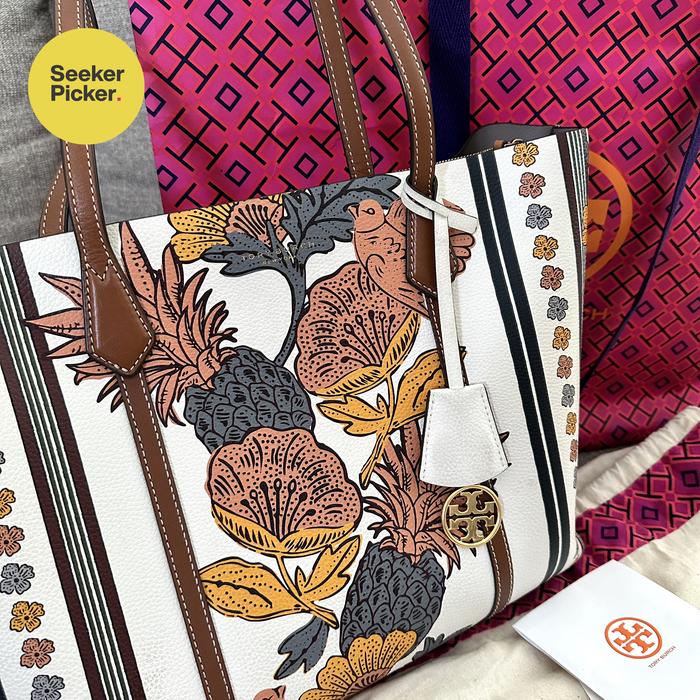 Torry Burch Perry Printed Triple Tote Bag
